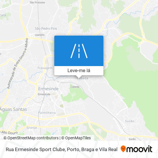 Rua Ermesinde Sport Clube mapa