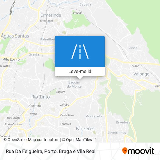 Rua Da Felgueira mapa