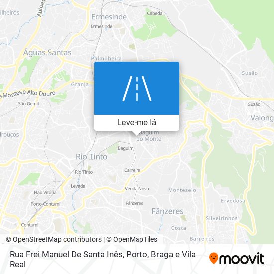 Rua Frei Manuel De Santa Inês mapa
