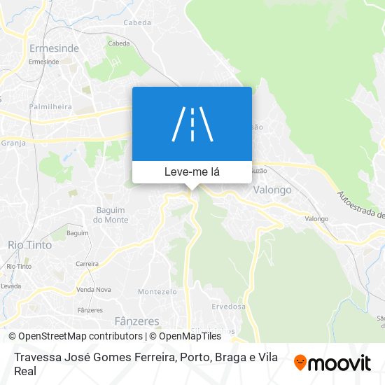 Travessa José Gomes Ferreira mapa
