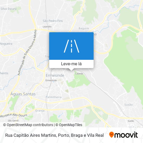 Rua Capitão Aires Martins mapa