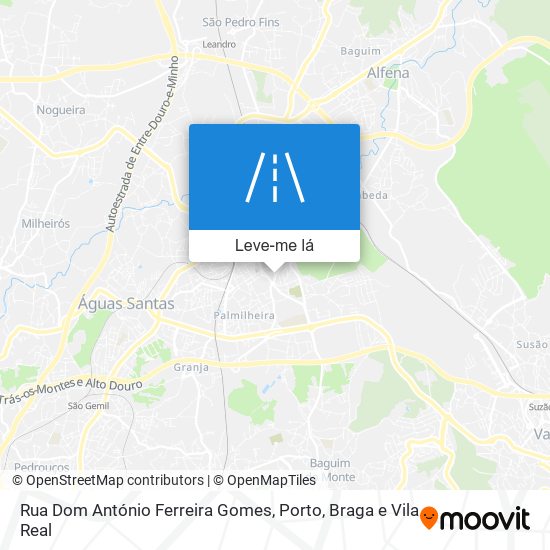 Rua Dom António Ferreira Gomes mapa