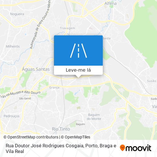 Rua Doutor José Rodrigues Cosgaia mapa