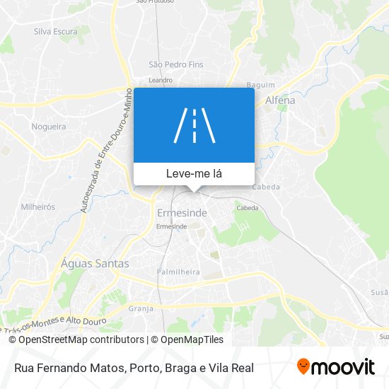 Rua Fernando Matos mapa
