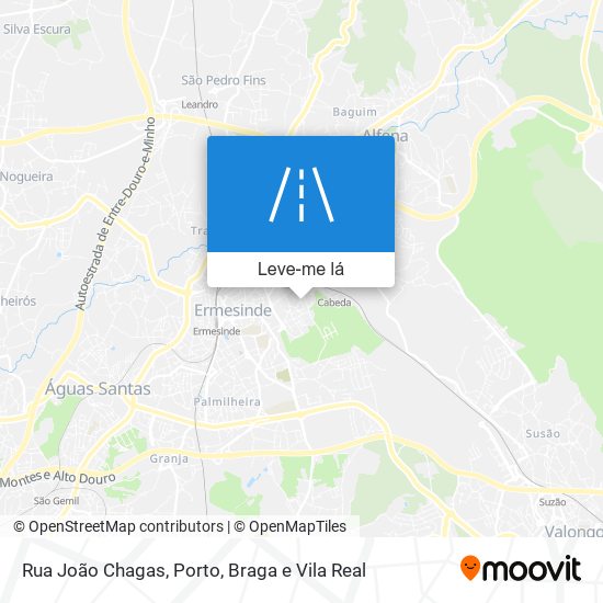 Rua João Chagas mapa