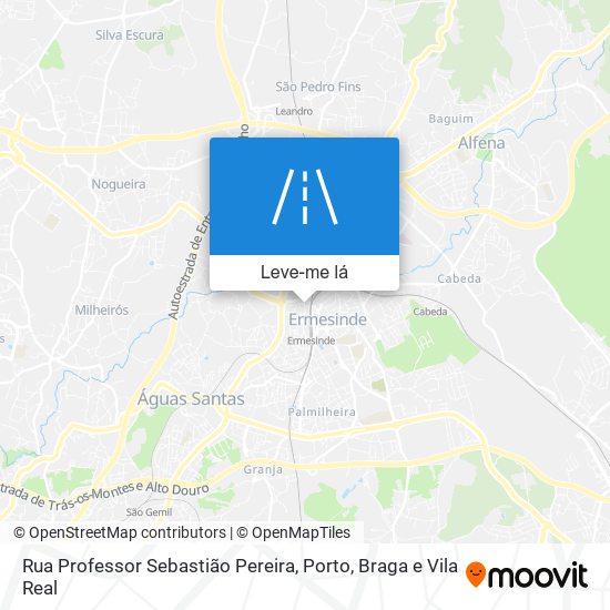 Rua Professor Sebastião Pereira mapa