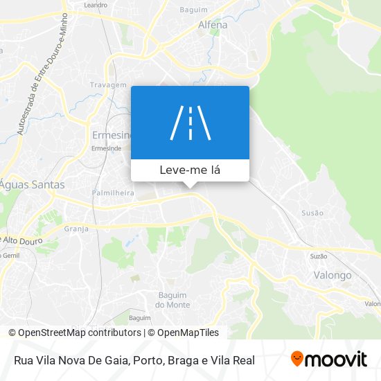 Rua Vila Nova De Gaia mapa