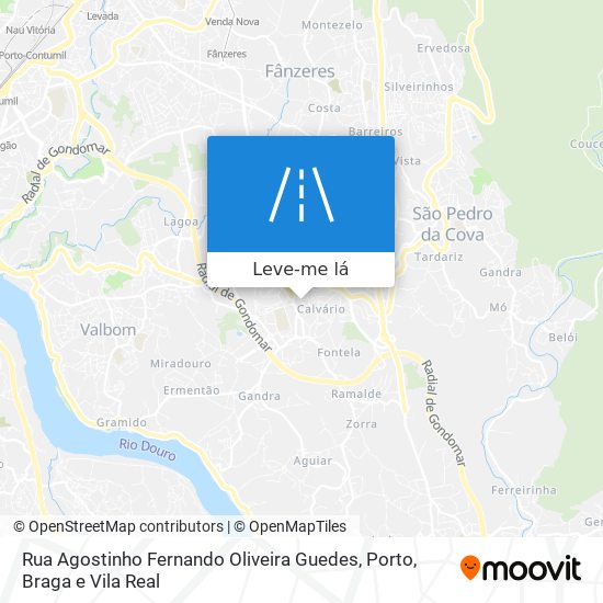 Rua Agostinho Fernando Oliveira Guedes mapa