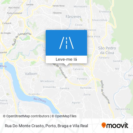 Rua Do Monte Crasto mapa