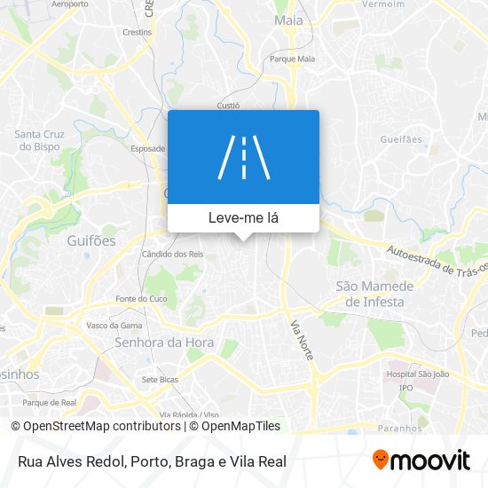 Rua Alves Redol mapa