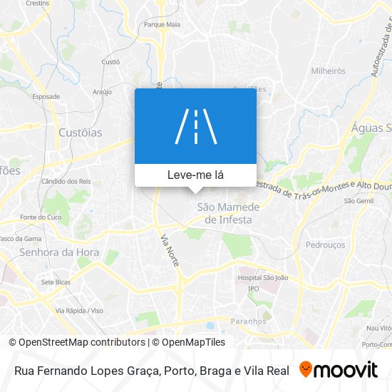 Rua Fernando Lopes Graça mapa