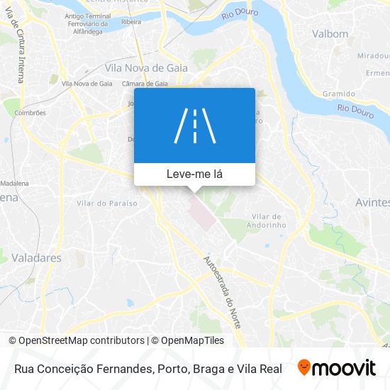 Rua Conceição Fernandes mapa