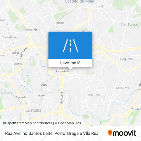 Rua Avelino Santos Leite mapa