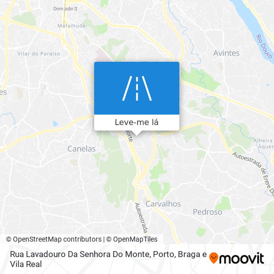 Rua Lavadouro Da Senhora Do Monte mapa