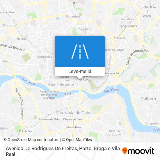 Avenida De Rodrigues De Freitas mapa
