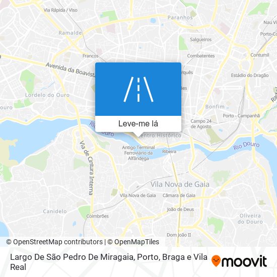 Largo De São Pedro De Miragaia mapa