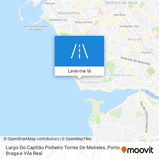 Largo Do Capitão Pinheiro Torres De Meireles mapa