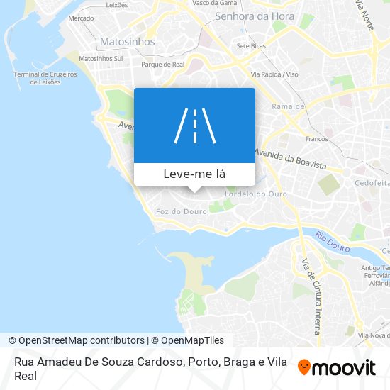 Rua Amadeu De Souza Cardoso mapa