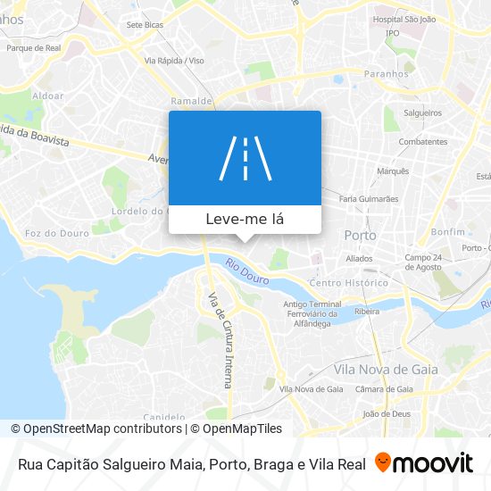 Rua Capitão Salgueiro Maia mapa