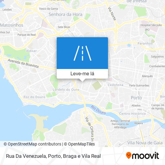 Rua Da Venezuela mapa