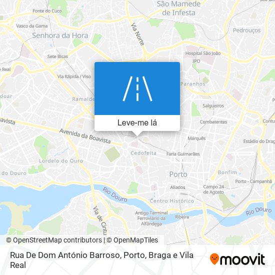 Rua De Dom António Barroso mapa