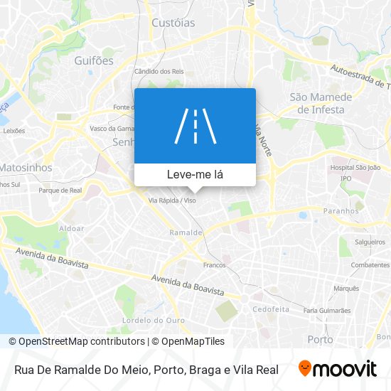 Rua De Ramalde Do Meio mapa