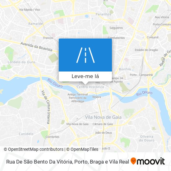 Rua De São Bento Da Vitória mapa