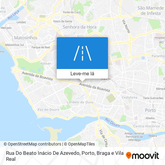 Rua Do Beato Inácio De Azevedo mapa