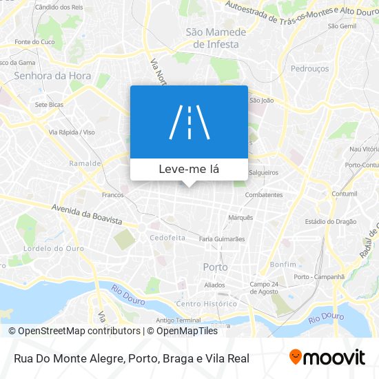 Rua Do Monte Alegre mapa