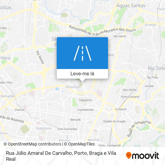 Rua Júlio Amaral De Carvalho mapa