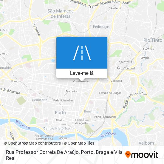Rua Professor Correia De Araújo mapa
