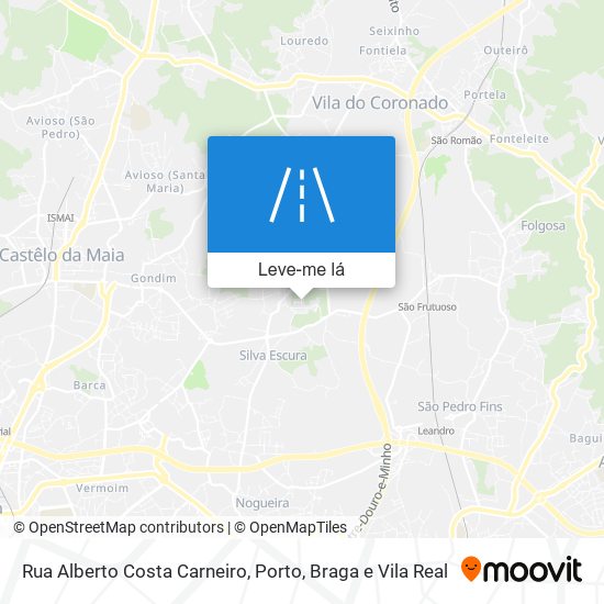 Rua Alberto Costa Carneiro mapa