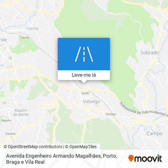 Avenida Engenheiro Armando Magalhães mapa