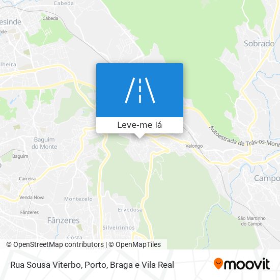 Rua Sousa Viterbo mapa