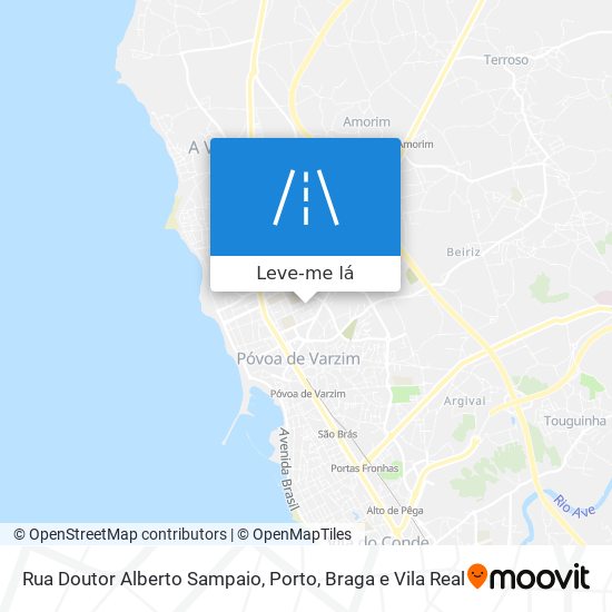 Rua Doutor Alberto Sampaio mapa