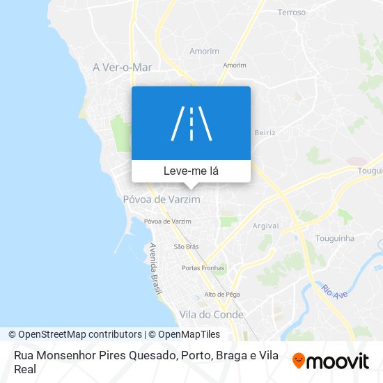 Rua Monsenhor Pires Quesado mapa