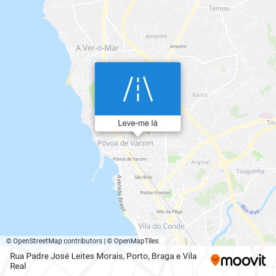 Rua Padre José Leites Morais mapa