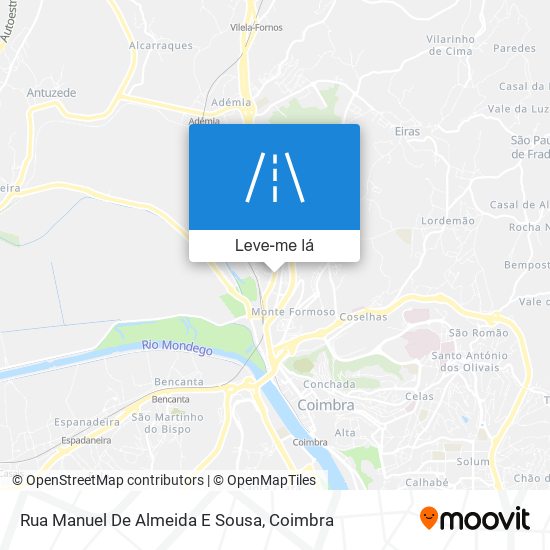 Rua Manuel De Almeida E Sousa mapa