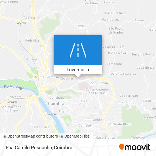 Rua Camilo Pessanha mapa