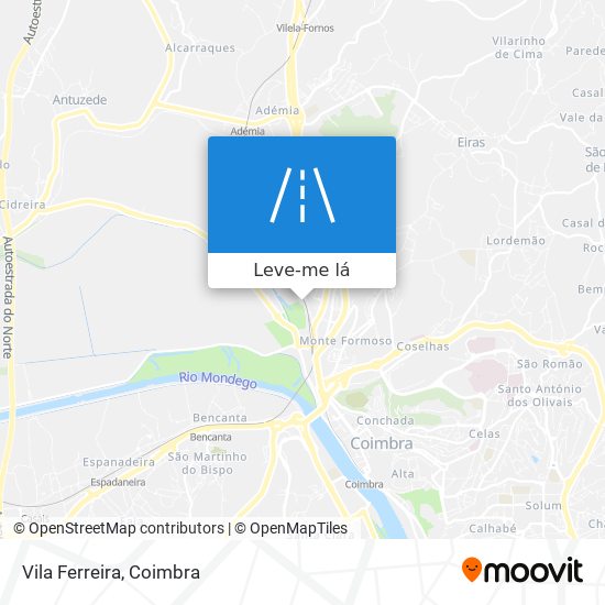 Vila Ferreira mapa