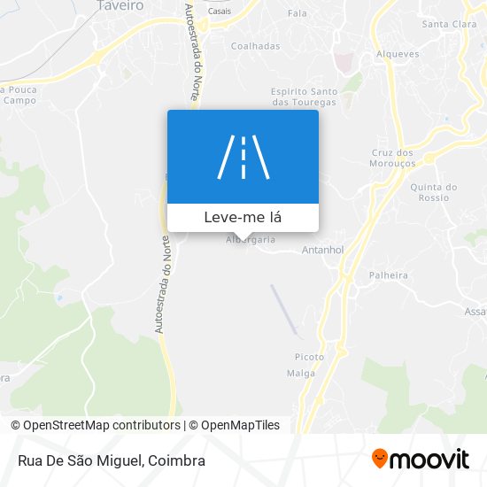 Rua De São Miguel mapa