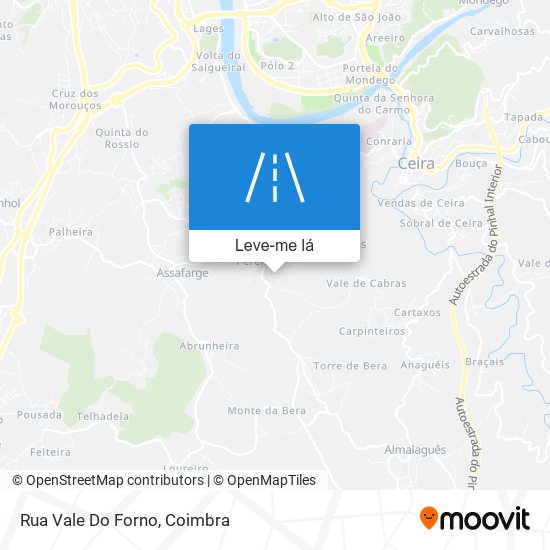 Rua Vale Do Forno mapa