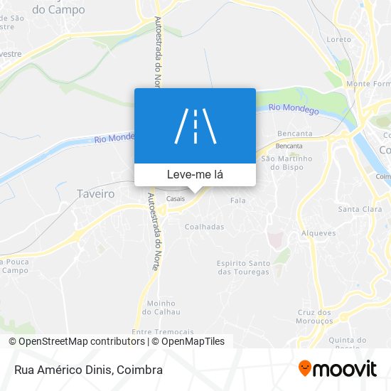 Rua Américo Dinis mapa