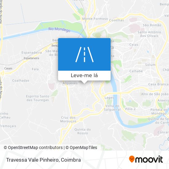 Travessa Vale Pinheiro mapa