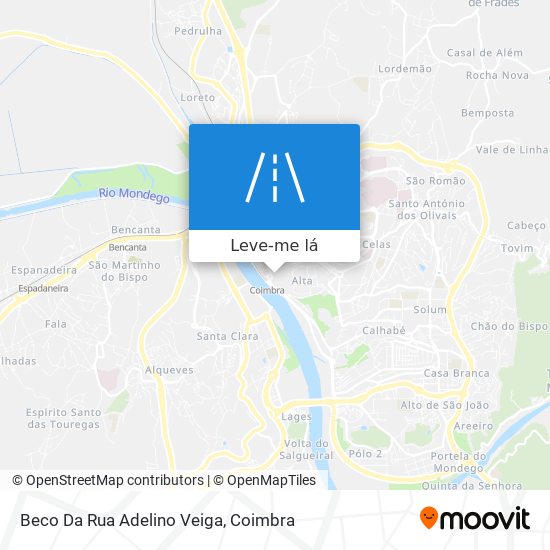 Beco Da Rua Adelino Veiga mapa