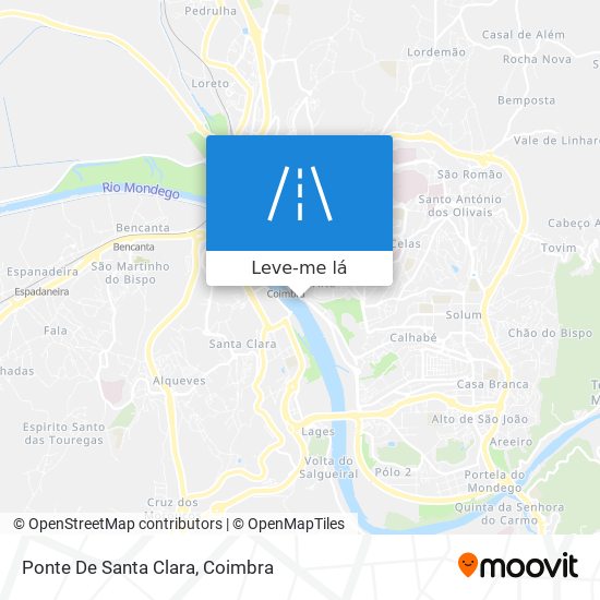 Ponte De Santa Clara mapa