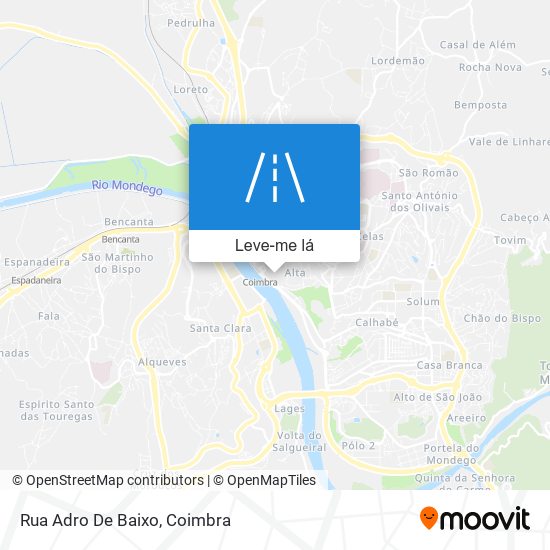 Rua Adro De Baixo mapa