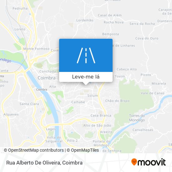 Rua Alberto De Oliveira mapa