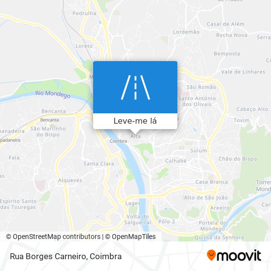 Rua Borges Carneiro mapa