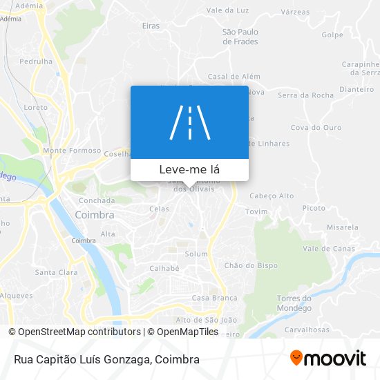 Rua Capitão Luís Gonzaga mapa
